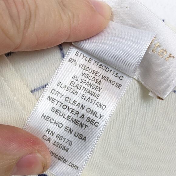 Corey Lynn Calter Black & White Visage Graphic Sheath Dress - Picture 9 of 11